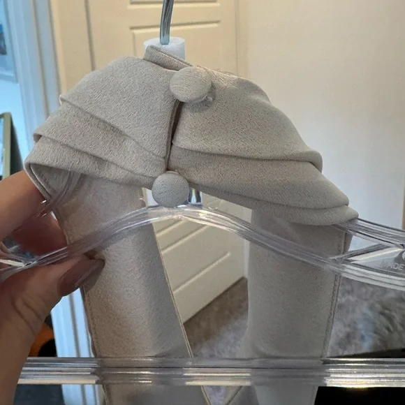 BHLDN Ruby Twist Halter Satin Gown - Picture 5 of 6